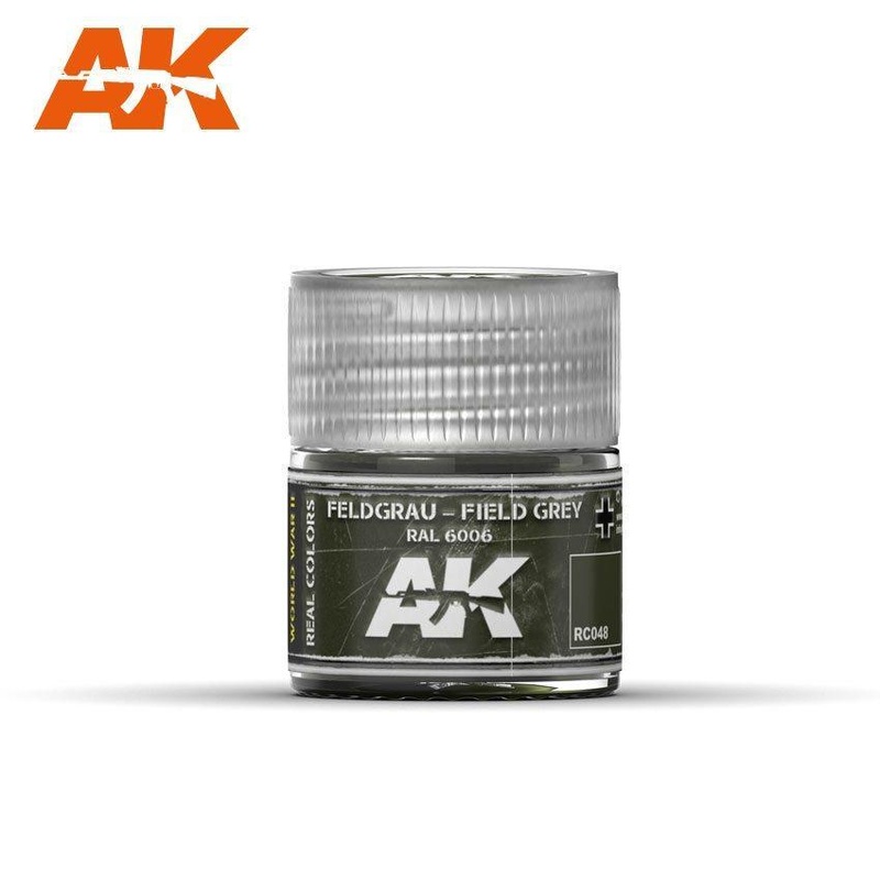 AK Real Color – Feldgrau-Field Grey RAL 6006 10ml