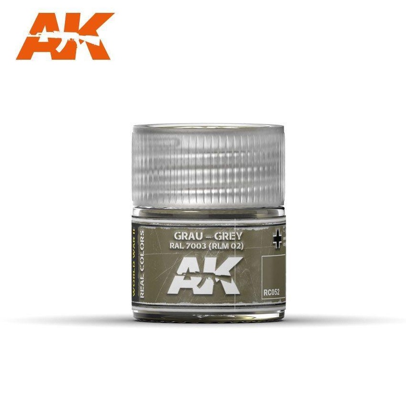 AK Real Color – Grau-Grey RAL 7003 (RLM 02) 10ml