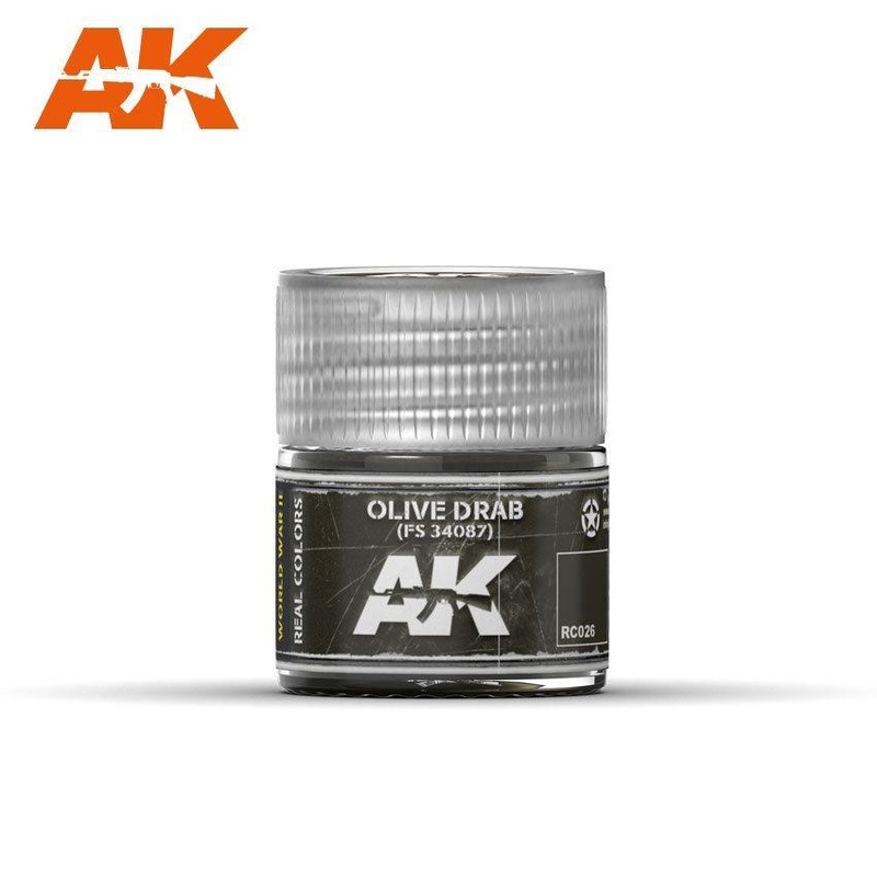 AK Real Color – Olive Drab FS 34087   10ml