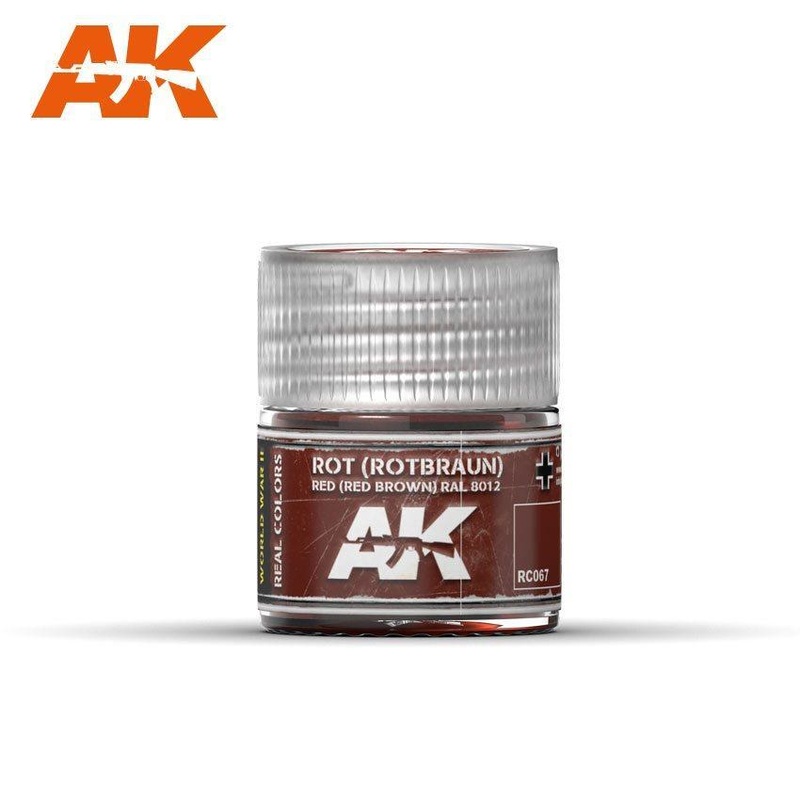 AK Real Color – Rot (Rotbraun) Red Brown RAL 8012 10ml