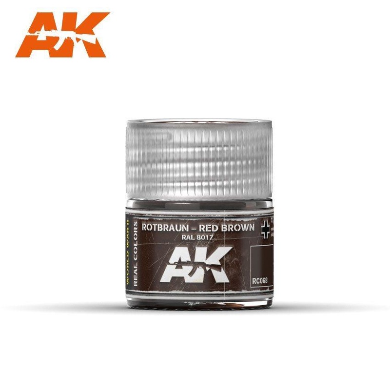 AK Real Color – Rotbraun-Red Brown RAL 8017  10ml