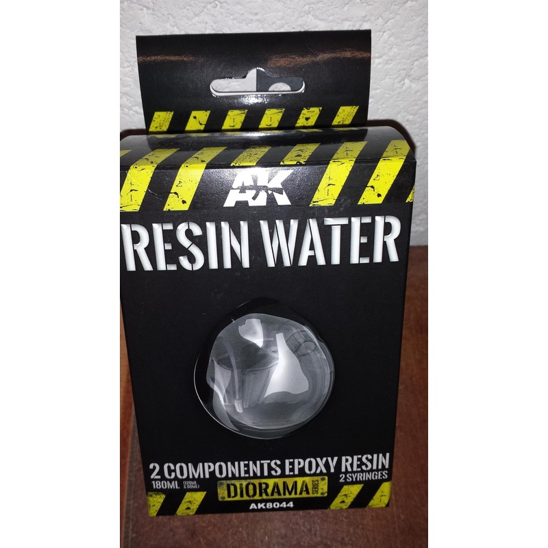 AK TEXTURE PRODUCTS RESIN WATER 2-COMPONENTS EPOXY RESIN – 180ml (Enamel)