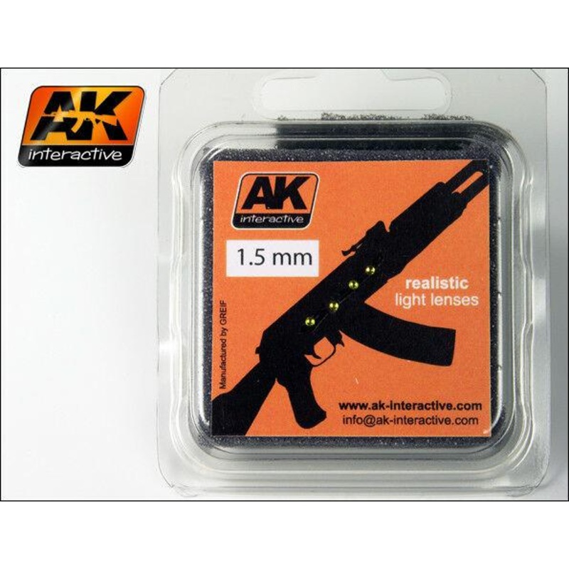 AK INTERACTIVE LIGHT LENSES AMBER 1,5mm