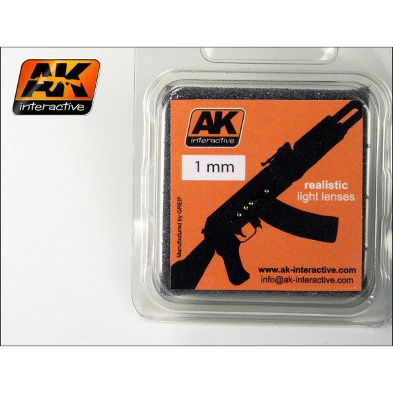 AK INTERACTIVE LIGHT LENSES AMBER 1mm