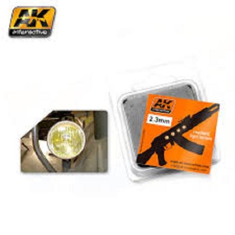 AK INTERACTIVE LIGHT LENSES AMBER 2,3mm