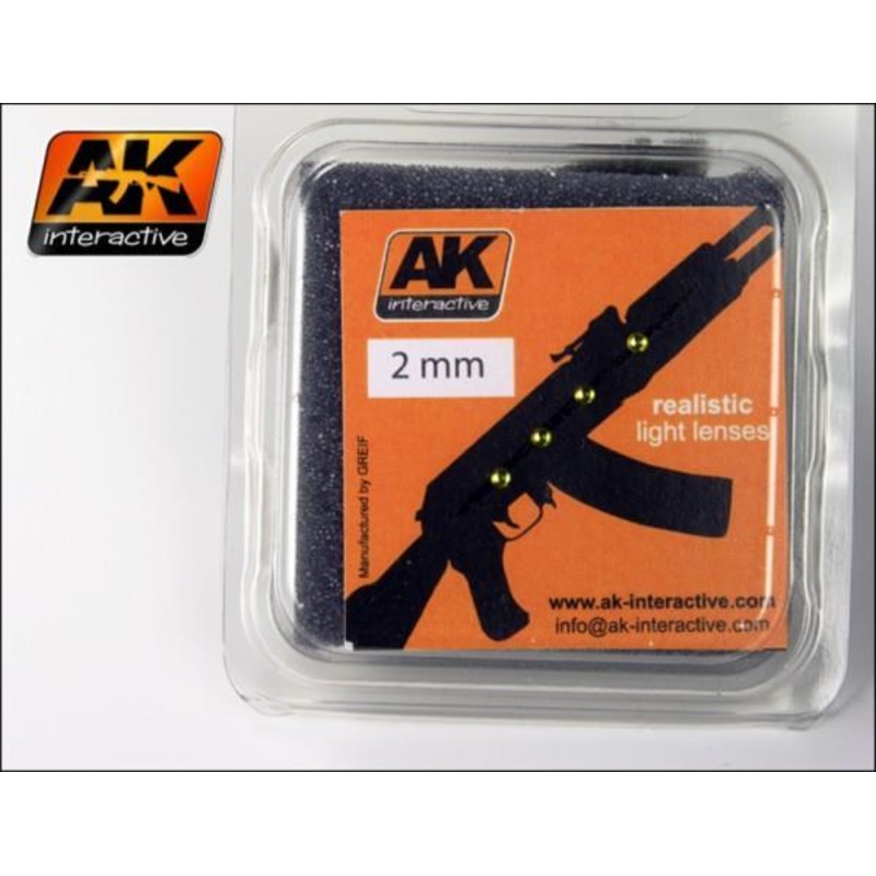 AK INTERACTIVE LIGHT LENSES AMBER 2mm