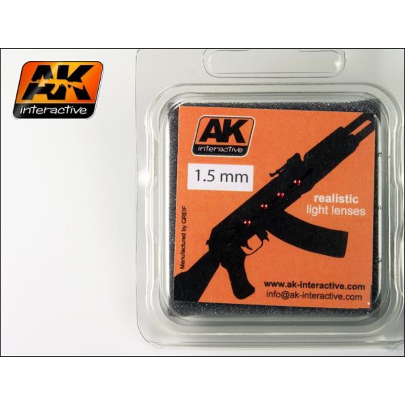 AK INTERACTIVE LIGHT LENSES RED 1,5mm