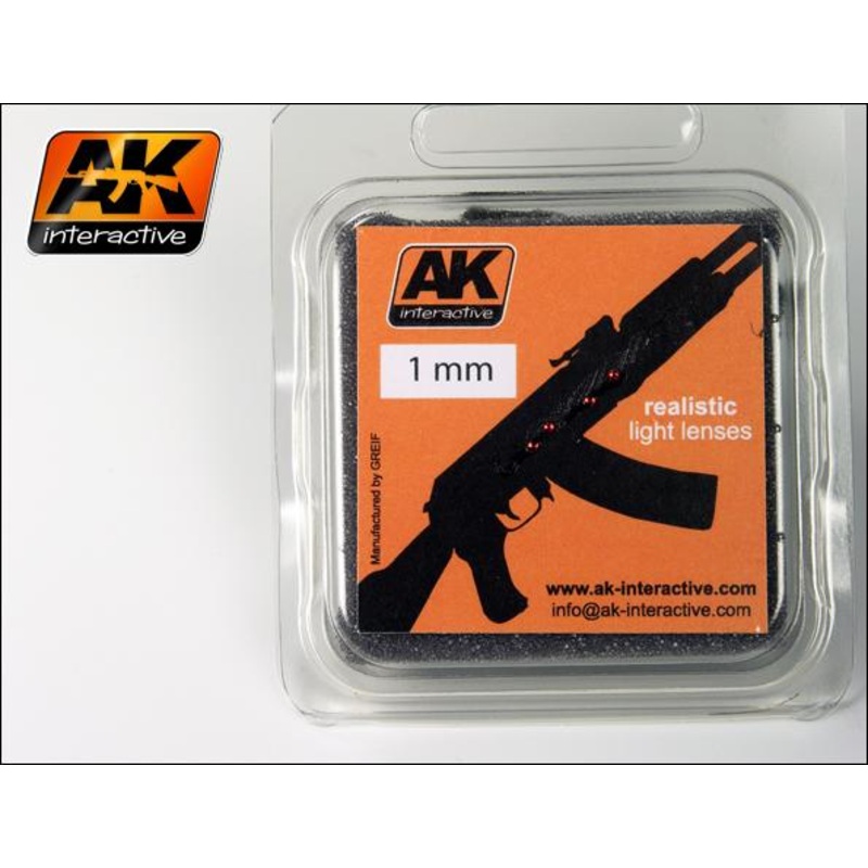 AK INTERACTIVE LIGHT LENSES RED 1mm