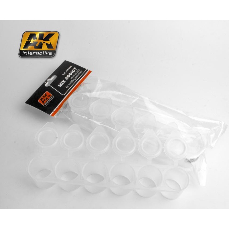 AK INTERACTIVE MIX ADDICT MEDIUM (EMPTY PAINT STRIP 6X25 ML)