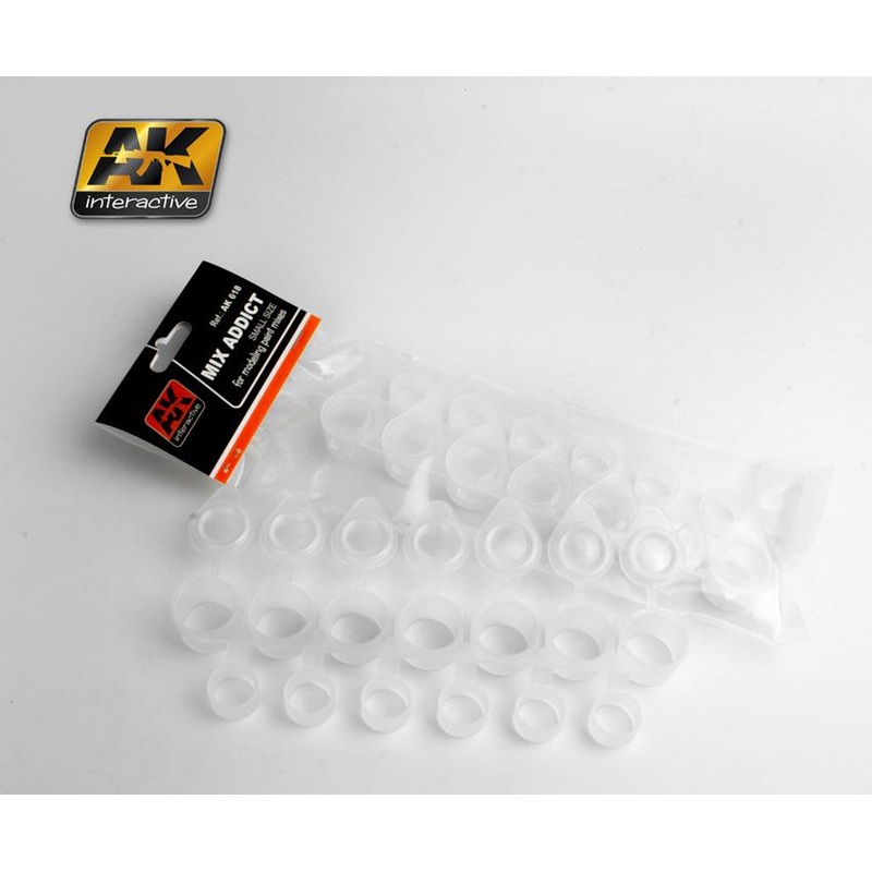 AK INTERACTIVE MIX ADDICT SMALL (EMPTY PAINT STRIP 7X5 ML)