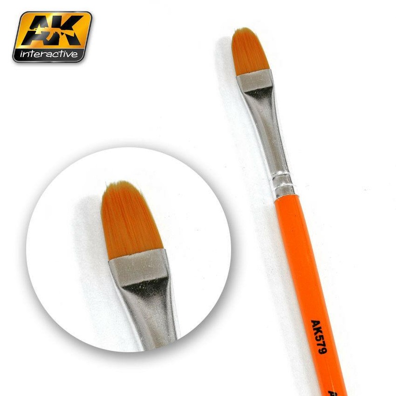 AK INTERACTIVE PAINT BRUSH – WEATHERING BRUSH ROUNDED