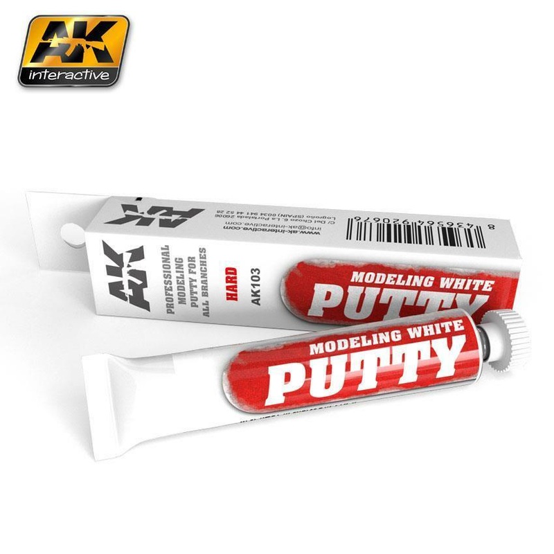 AK INTERACTIVEMODELING WHITE PUTTY 20 ml