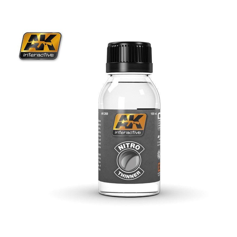 AK INTERACTIVENITRO THINNER (FOR CLEAR COLORS AND FOR CLEANING)