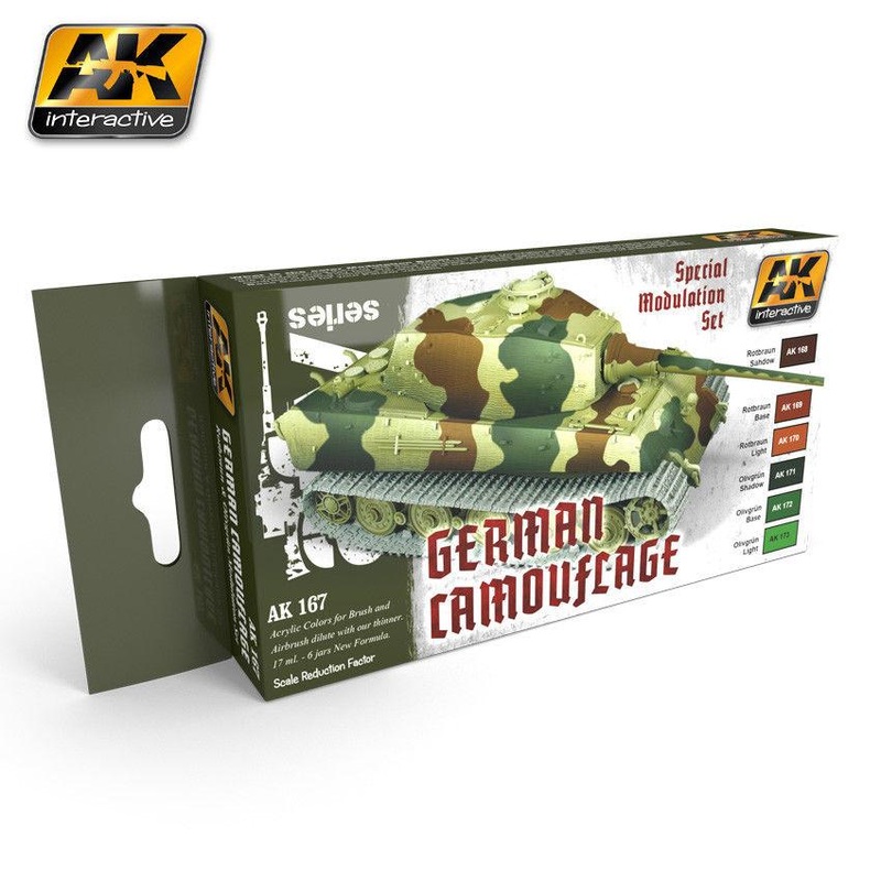 AK MODULATION SET GERMAN GREEN AND BROWN MODULATION SET