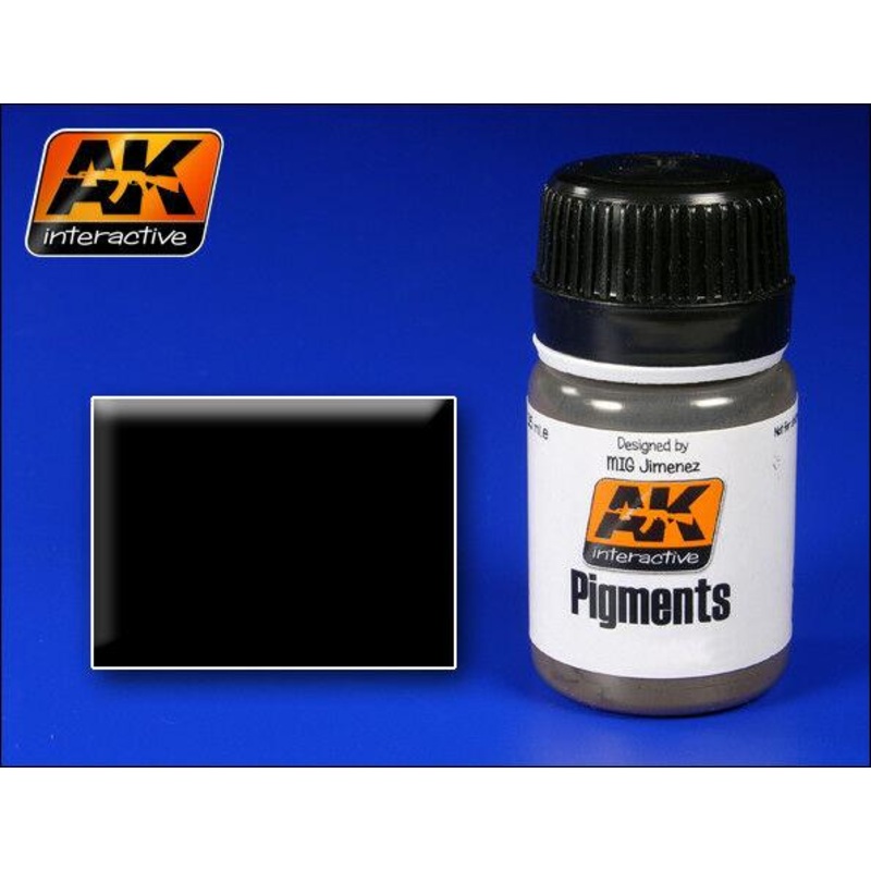 AK PIGMENT COLORS BLACK