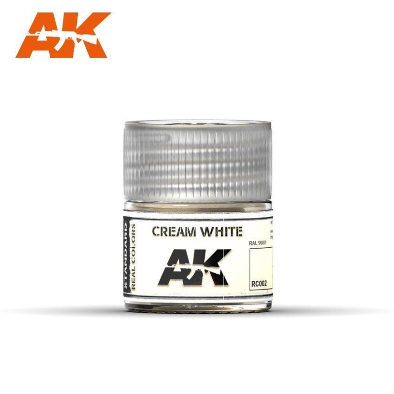 AK Real Color – Cream White RAL 9001 10ml