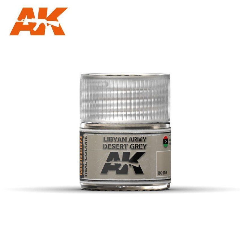 AK Real Color – Libyan Army Desert Grey 10ml