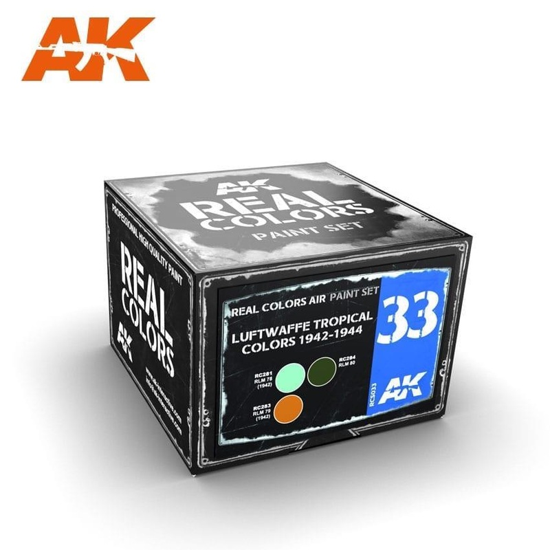 AK Real Color – Luftwaffe Tropical Colors 1942-1944