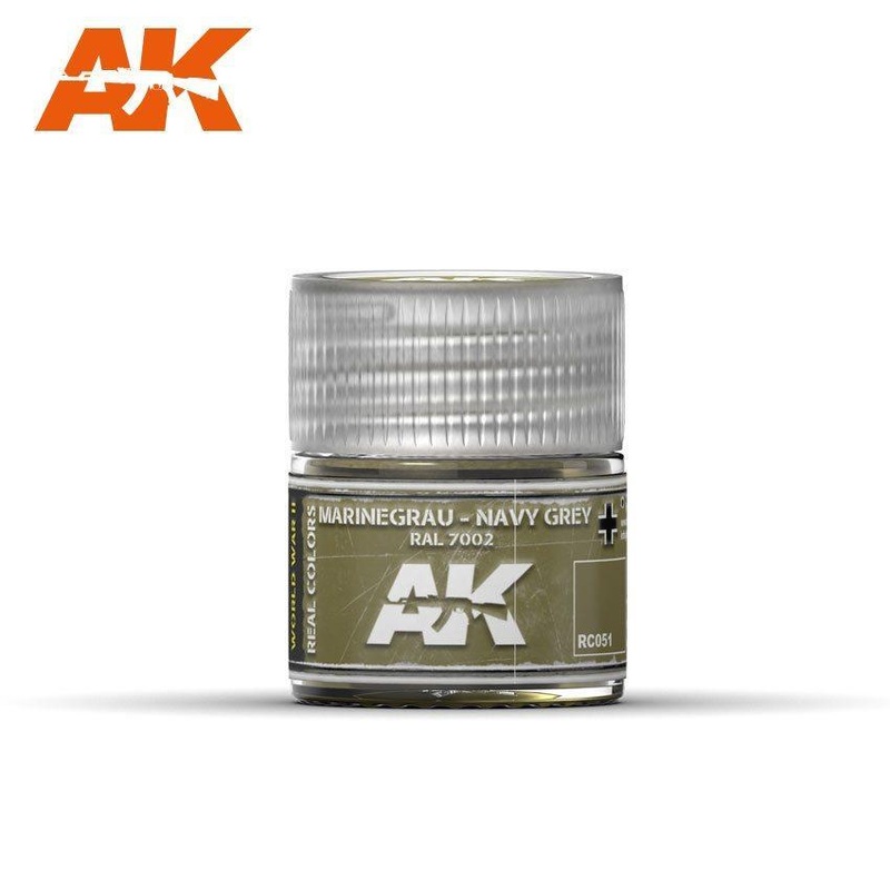 AK Real Color – Marinegrau-Navy Grey RAL 7002  10ml