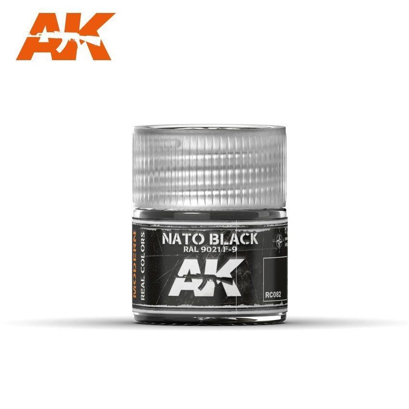 AK Real Color – Nato Black RAL 9021 F-9 10ml