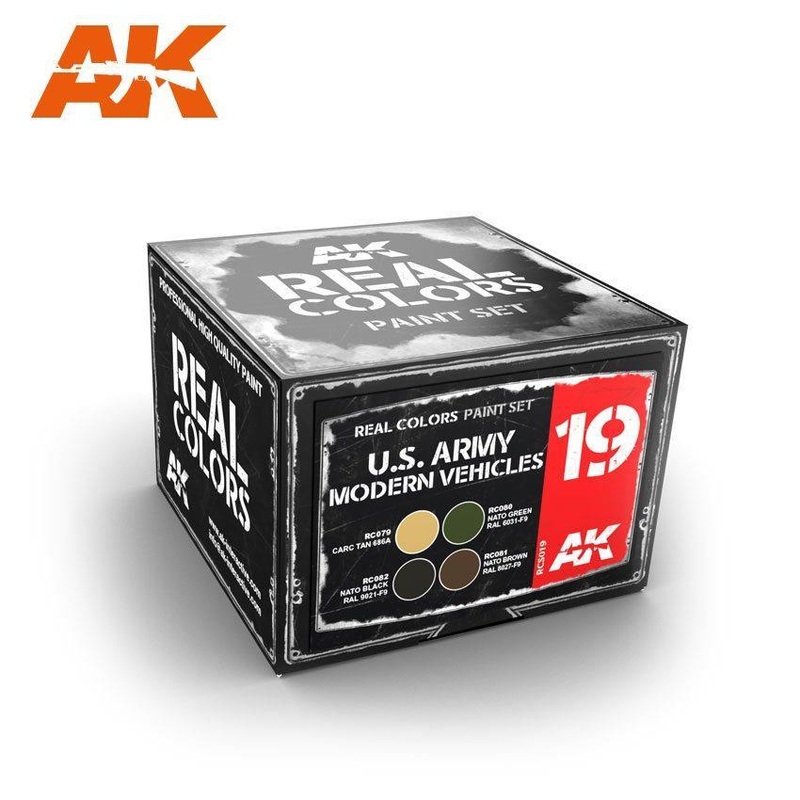AK Real Color – U.S.ARMY MODERN VEHICLES SET