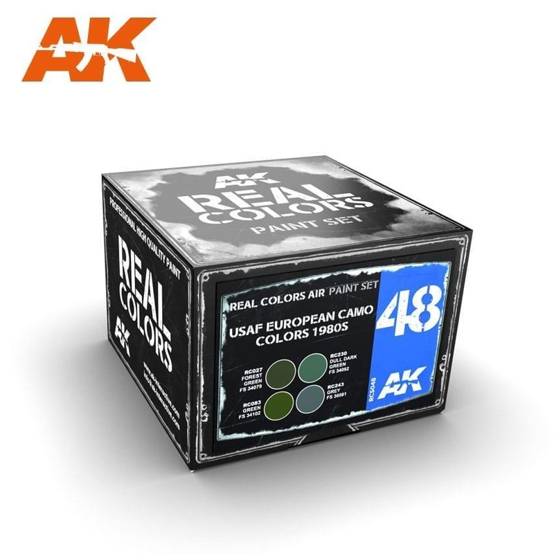 AK Real Color – USAF European Camo Colors 1980s