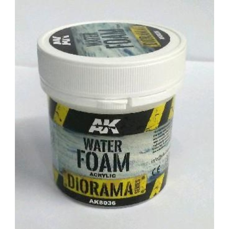 AK TEXTURE PRODUCTS WATER FOAM – 100ml (Acrylic)