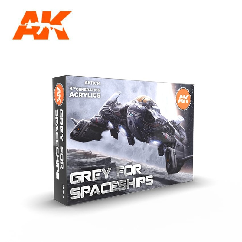 AK Interactive GEN 3 – GREY FOR SPACESHIPS SET