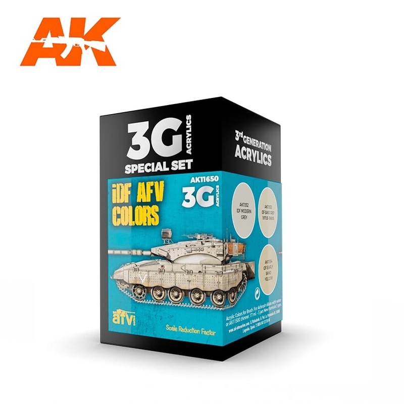 AK Interactive GEN 3 – IDF AFV COLOR