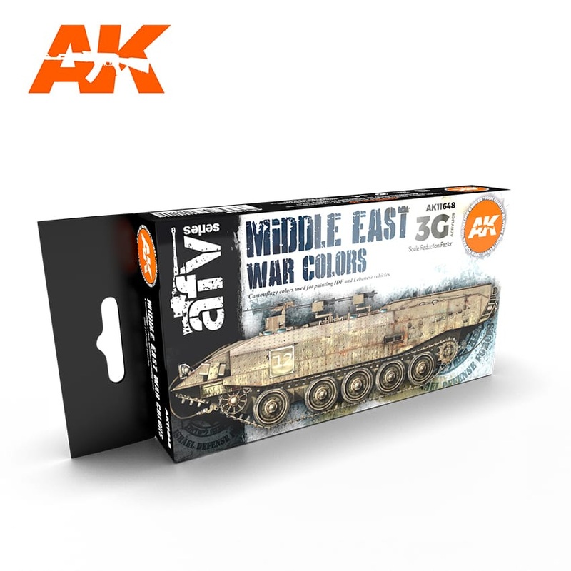 AK Interactive GEN 3 – MIDDLE EAST WAR COLORS