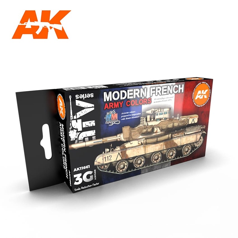 AK Interactive GEN 3 – MODERN FRENCH ARMY COLORS
