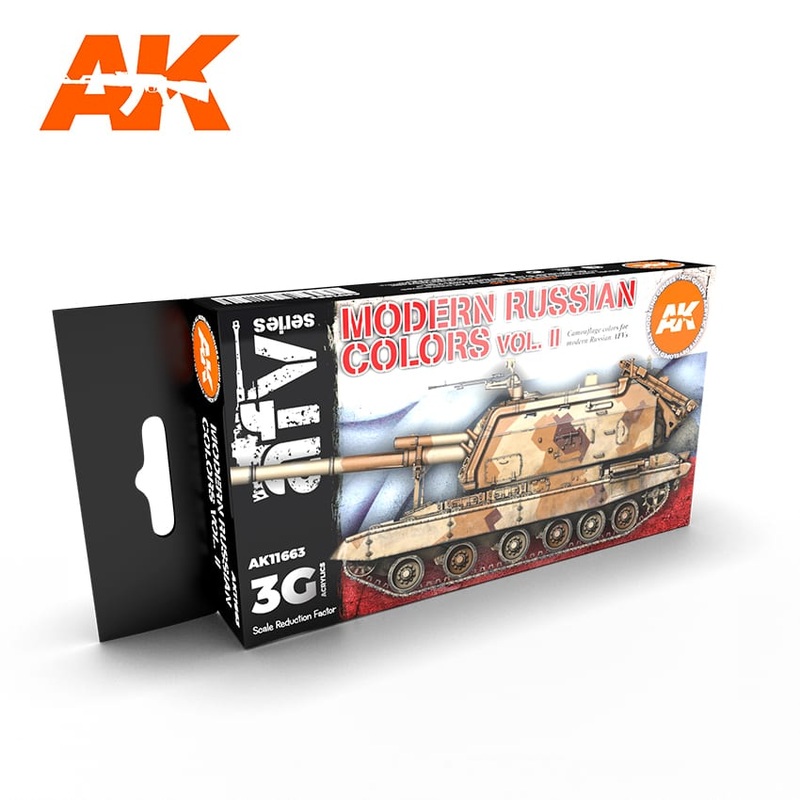 AK Interactive GEN 3 – MODERN RUSSIAN COLOURS VOL 2