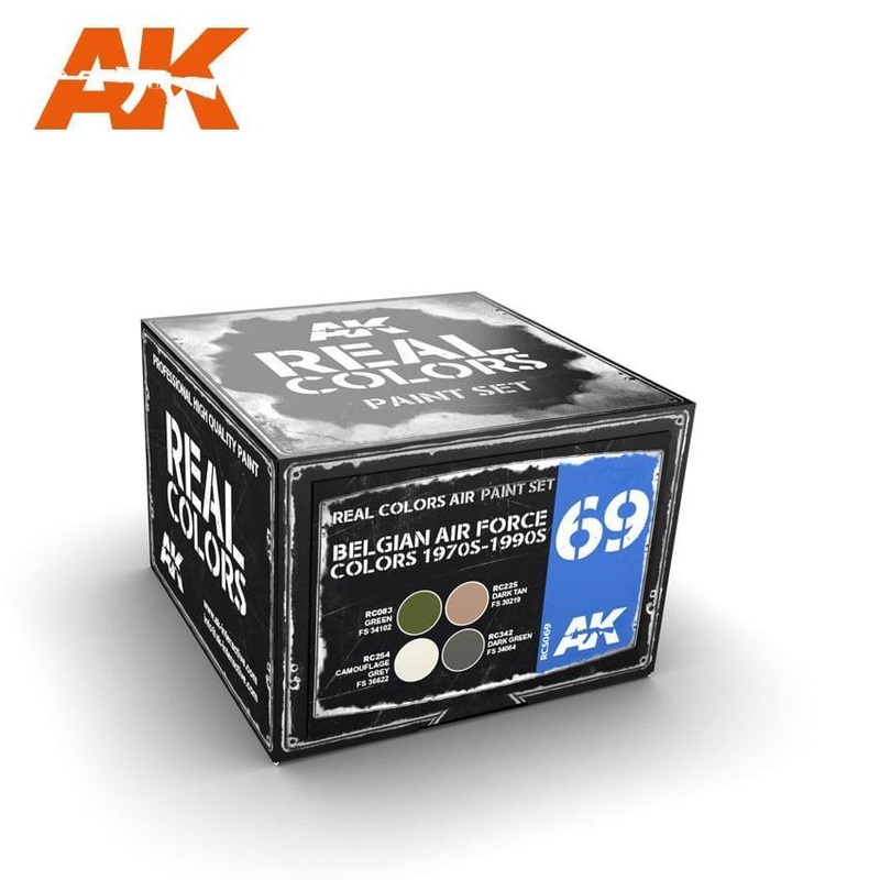 AK Real Color – BELGIAN AIR FORCE COLORS 1970S-1990S