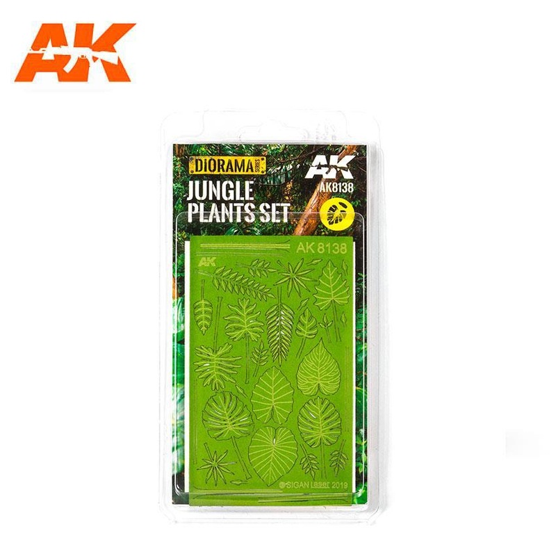AK Vegetation –  Realistic Plants JUNGLE PLANTS SET