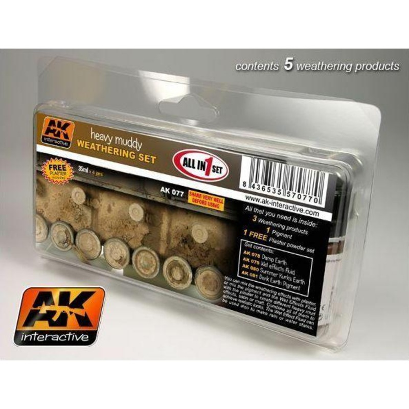 AK WEATHERING HEAVY MUDDY SET