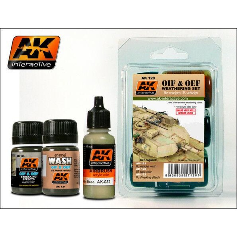 AK WEATHERING OIF & OEF – US VEHICLES WEATHERING SET