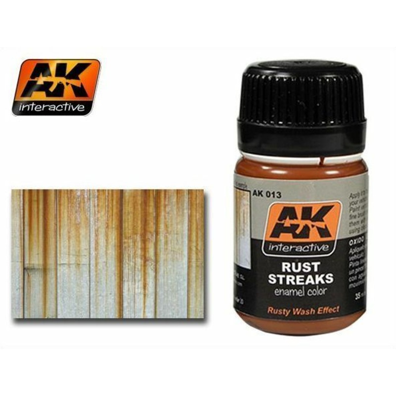 AK WEATHERING RUST STREAKS