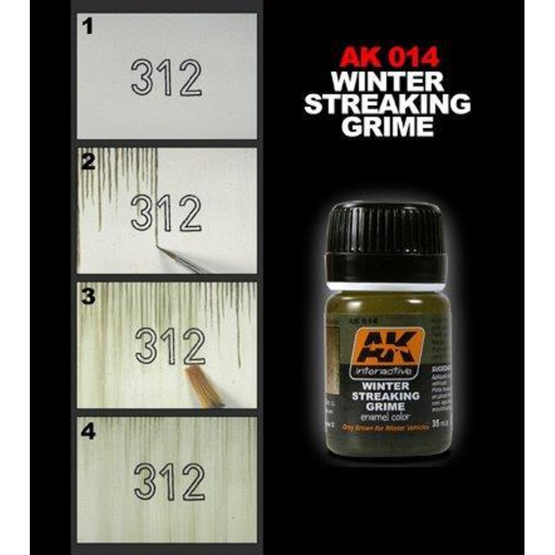AK WEATHERING STREAKING GRIME FOR WINTER VEHICLES