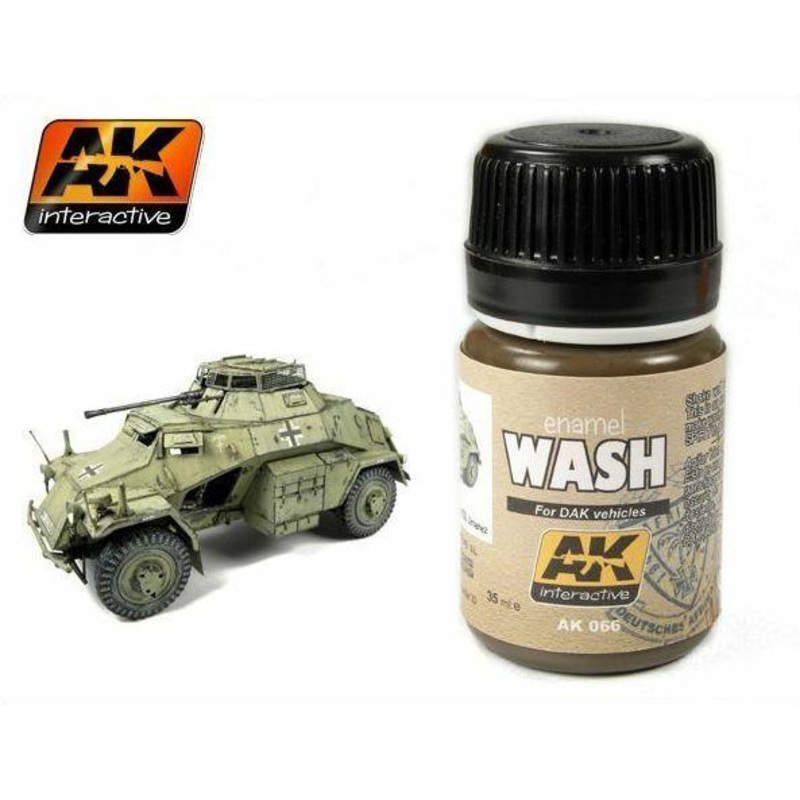 AK WEATHERING WASH FOR AFRIKA KORPS VEHICLES