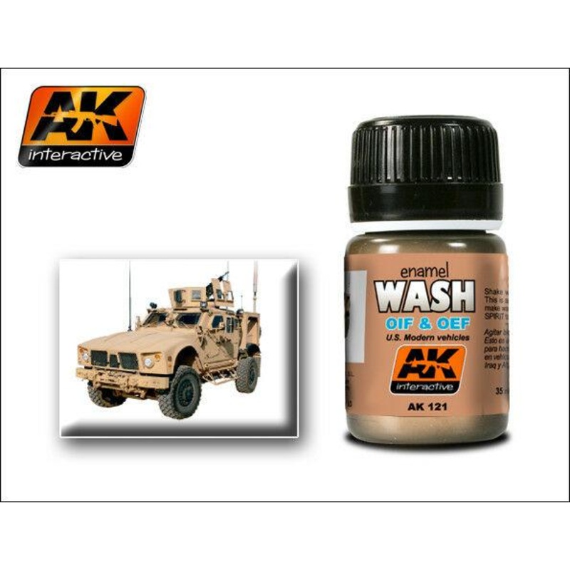 AK WEATHERING WASH FOR OIF & OEF – US VEHICLES