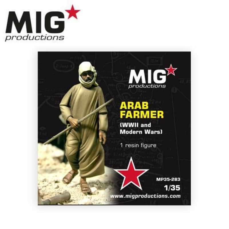 ARAB FARMER 1/35 scale resin model kit