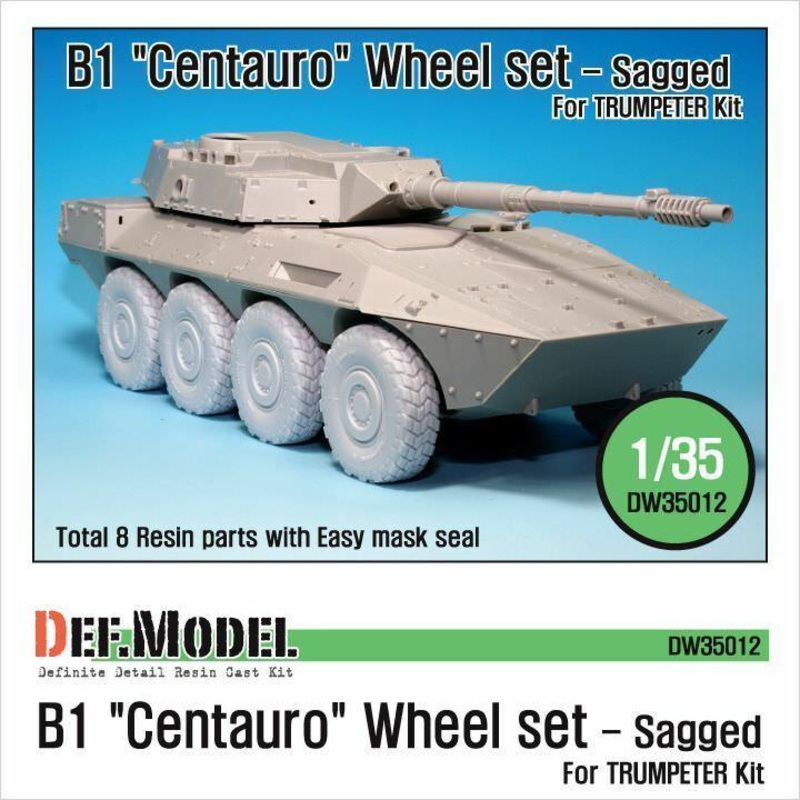 B1 Centauro RCV Sagged Wheel set (for Trumpeter 1/35)