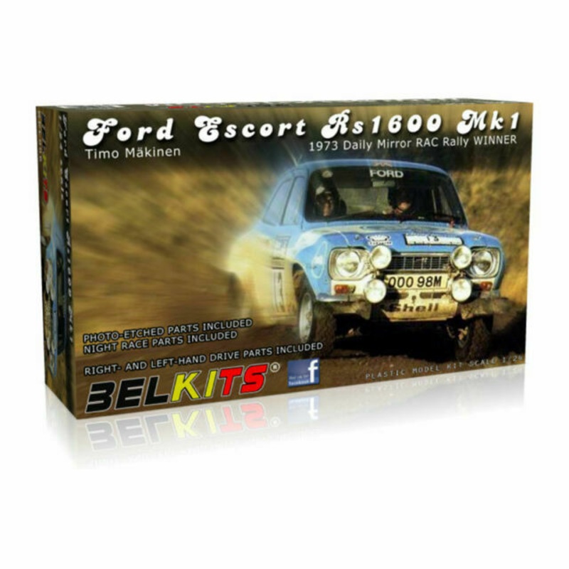 BELKITS 1/24 CARS FORD ESCORT MKI RALLY 1973