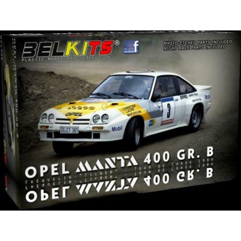 BELKITS 1/24 CARS OPEL MANTA 400 GR.B FREQUELIN