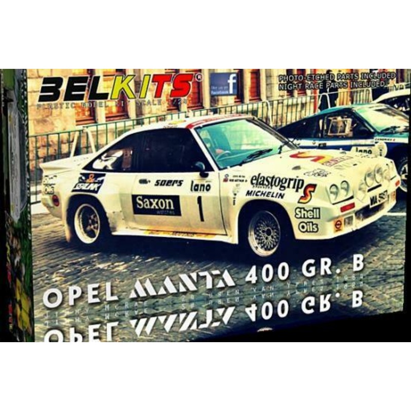 BELKITS 1/24 CARS OPEL MANTA 400 GR.B JIMMY MCRAE