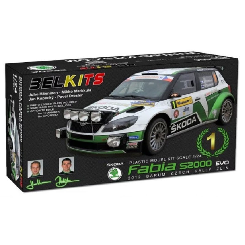 Belkits 1/24 Fabia S2000 Evo 2012 Barum Czech Rally BEL-004
