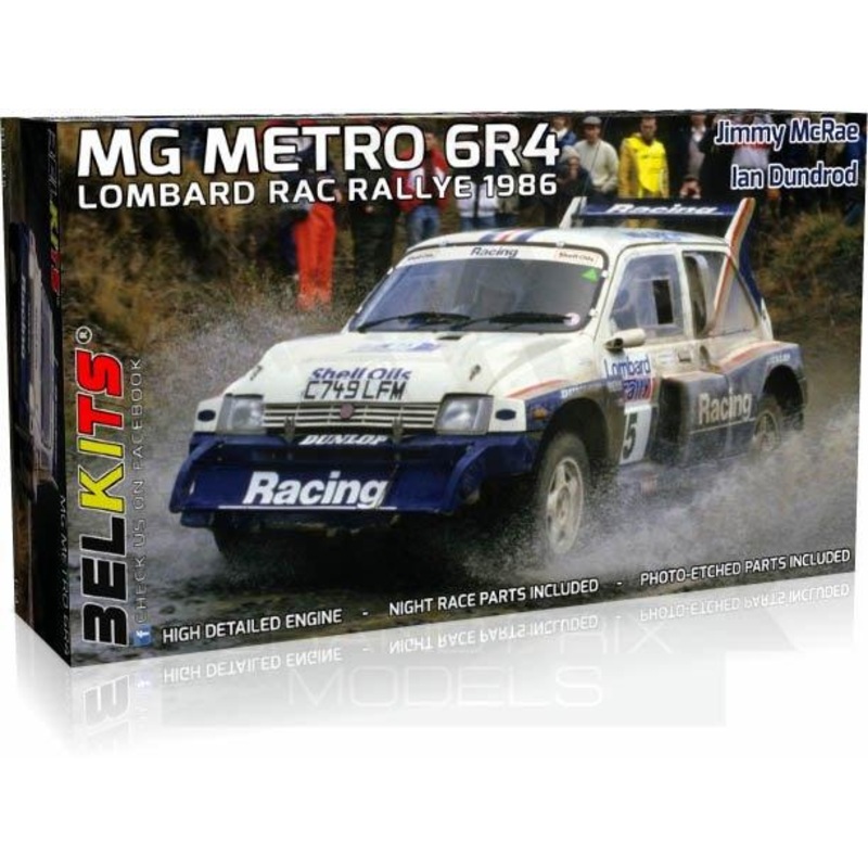 BELKITS 1/24 scale Metro 6R4 RAC Rally 1986 McRae and Drundrod