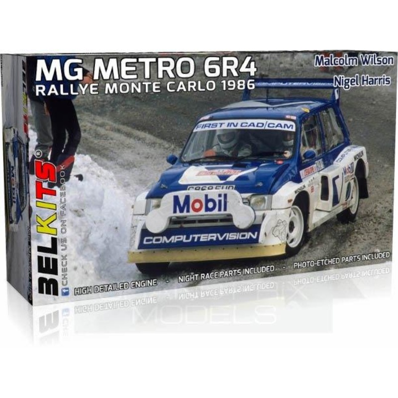BELKITS 1/24 scale MG Metro 6R4 Monte Carlo Wilson / Harris