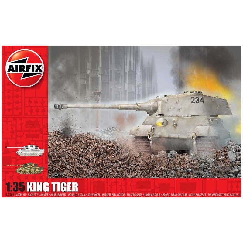 1/35 Scale AIRFIX WW2 German King Tiger tank