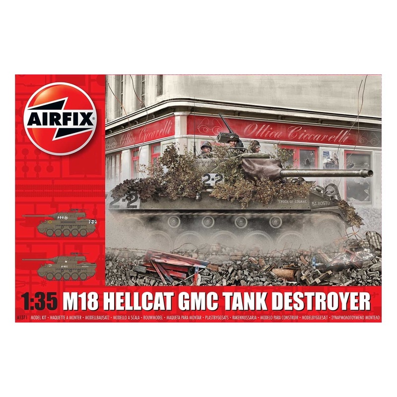 1/35 Scale AIRFIX WW2 US M-18 Hellcat tank